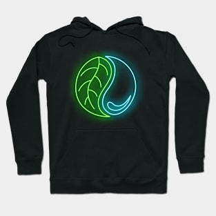 Yin and Yang Nature Artwork Design Hoodie